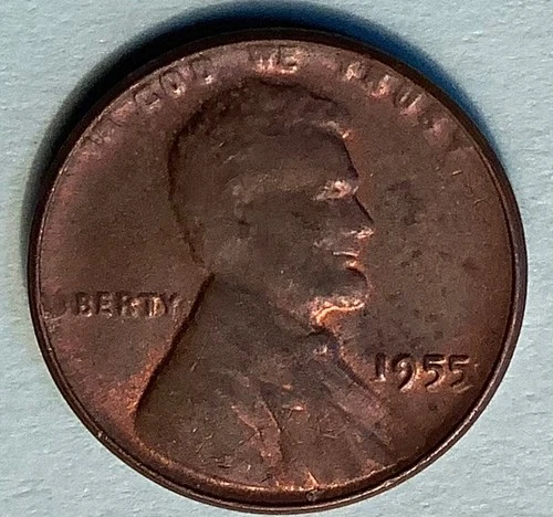1 – 1955/55 - LINCOLN CENT COIN - FINE LOOKING COIN -