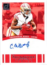 2024 Donruss #SSE-CWA Charvarius Ward Signature Series