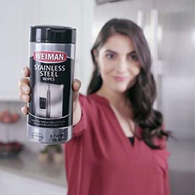 Weiman Products Stainless Steel Wipes 30 Count (Pack of 1) | eBay