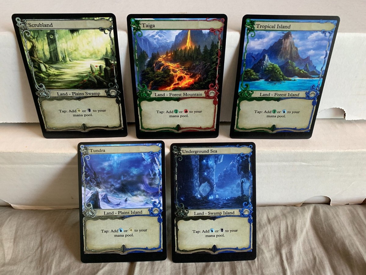 『MTG』デュアルランド tundra Tundra Revised Edition Regular for sale online | eBay