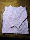 Vintage Ralph Lauren Baby Girl 6-12mo M 🌸 Flower Shirt Perfect Picot Trim 1-3-9 — photo 3