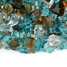 Barksdale Blend - Fire Glass for Indoor and Outdoor Fire Pits or Fireplaces