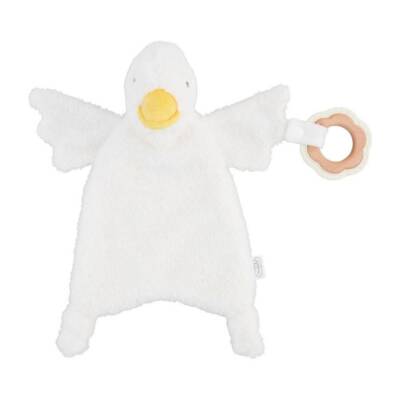 Mud Pie White Duck Teether Woobie