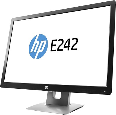 HP EliteDisplay E242 24インチモニター HP EliteDisplay E242 24” 1920x1200 IPS LED LCD Monitor HDMI DP 16