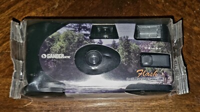''Vtg New Gander Mountain Disposable Camera Sealed Unused''