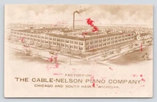 Cable Nelson Piano Company Orchestra Concert Orient Iowa c1906 Advert Postcard