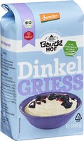 Bauck Bio Dinkel Vollgriess, (2X 500G) Grieß Doppelpack Vegan Backen Kochen