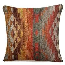 Navajo Style Throw Pillow Covers 18X18,Native American Style Southwest American