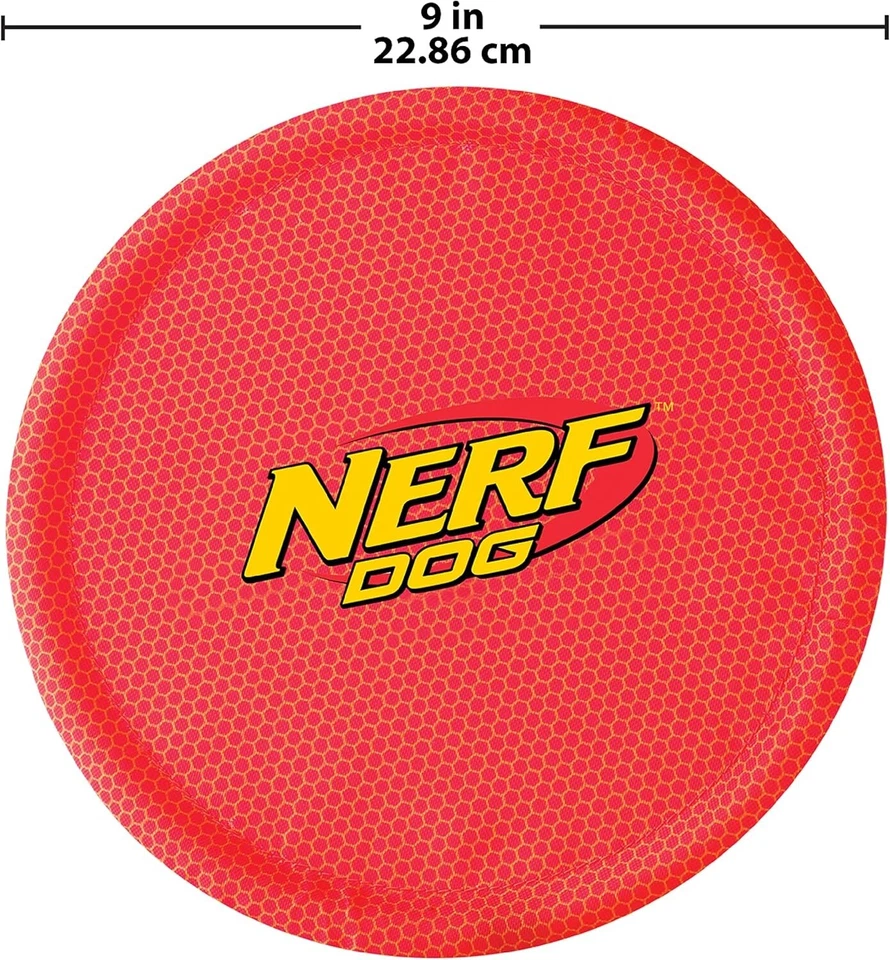 Nylon Flyer Dog Toy, Flying Disc, Lightweight 9 inch - Image 3 of 4