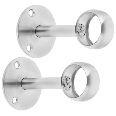  2 Pcs Halter Edelstahl Verdickte Handtuch-Hängestangenhalterung