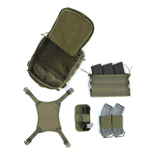 6L Taktischer Rucksack für Plattenträger - MOLLE Ranger Green - Bild 2 von 12