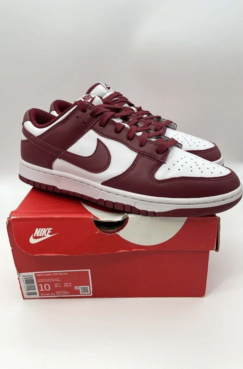Nike Dunk Low Retro Team Red 2022 size 10 DD1391-601