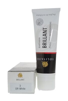 (79,33 EUR/l) Solitaire Brillant SchuhCreme intensive Pflege Glattleder 75ml