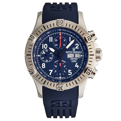 Revue Thommen Men's Airspeed Blue Dial Chronograph Automatic Watch 16071.6825