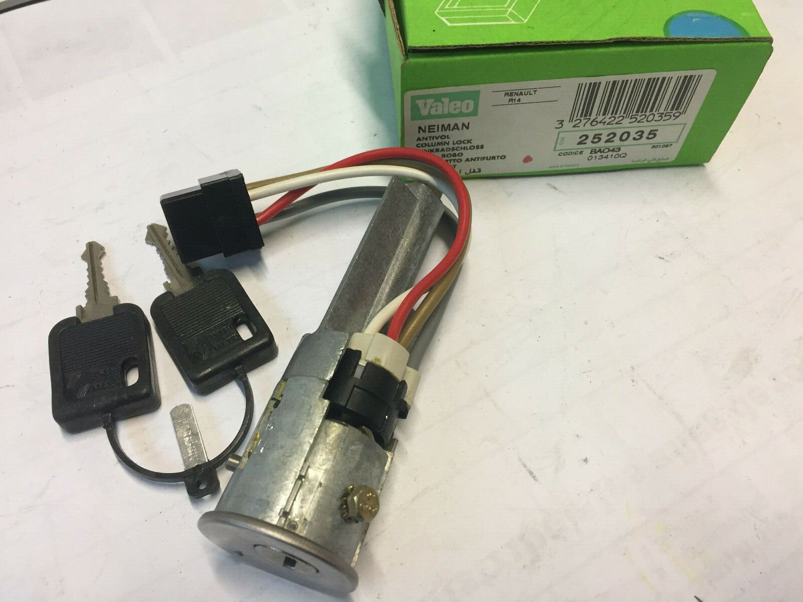 Antivol de direction Neiman Valeo 252035 pour Renault 14 avant mai 1981