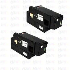2PK 1660 Black High Yield Toner for Dell C1660 C1660w C1660cnw C1660dnw C1660dn