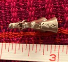 Vintage Sterling Silver Wedding Bells with Bow Charm — photo 7