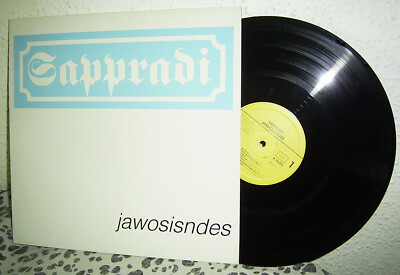 LP SAPPRADI - JAWOSISNDES * PRIVATE RELEASE 1990 GERMANY * RARE POP / FOLK