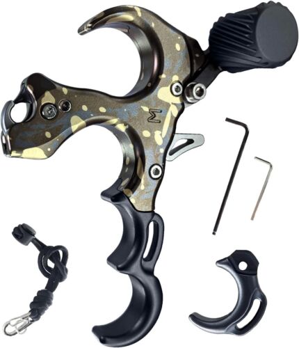 Ambidextrous Adjustable Archery Release Aid with Durable Aluminum Alloy Design - Picture 3 of 9