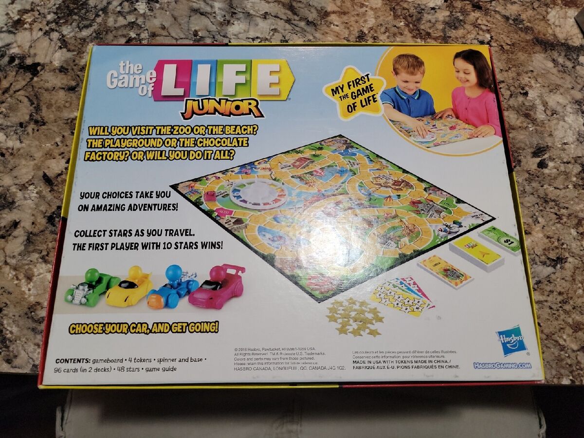 Hasbro The Game of Life Junior Board Game for sale online