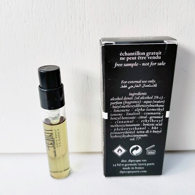 Diptyque Tempo Eau de Parfum mini Spray Fragrance, 2ml, Brand New