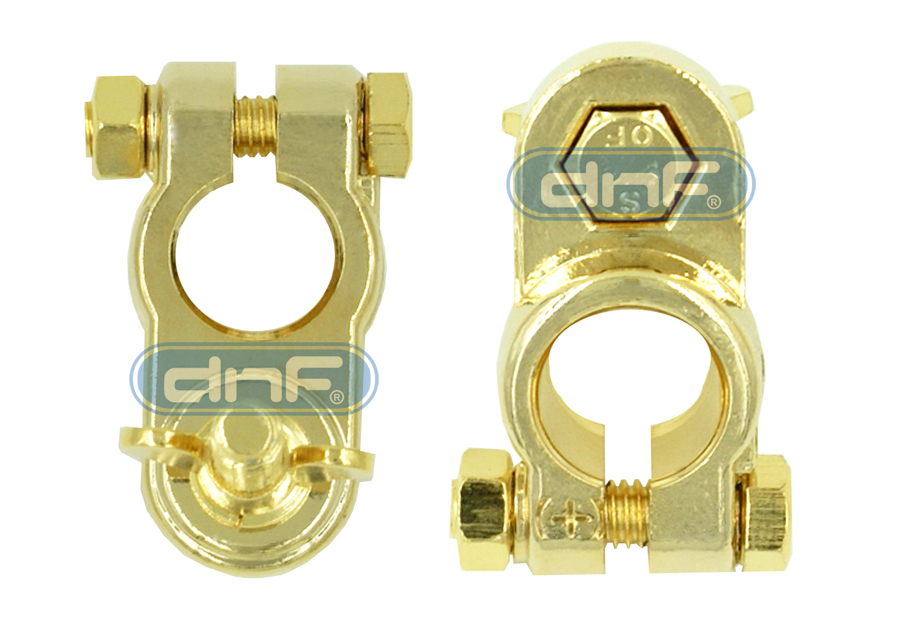1 PACK HIGH PERFORMANCE GOLD PLATED POSITIVE BATTERY TERMINAL POST ...