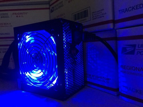 NEW 750W 750 WATT 775W Gaming Quiet Fan PSU SATA ATX Power Supply PCIe - Picture 5 of 7
