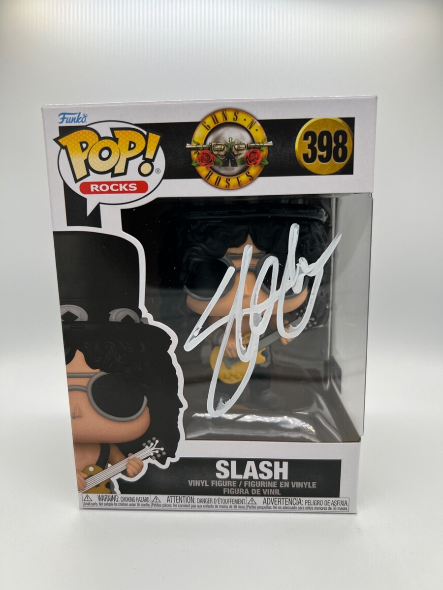 SIGNED Funko Pop! GUNS N ROSES - SLASH #398 COA