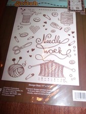 Janlynn Simple Stitch NEEDLEWORK Stamped Embroidery Kit 11" x 14"