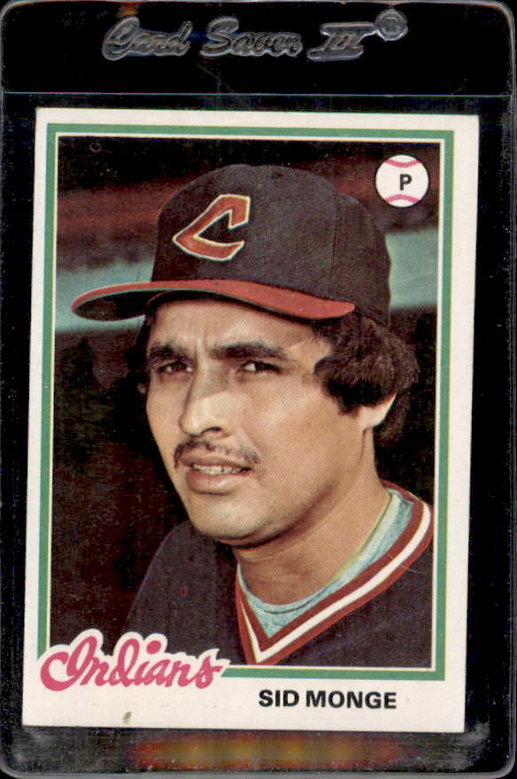 1978 Topps #101 Sid Monge Cleveland Indians - Nice Card