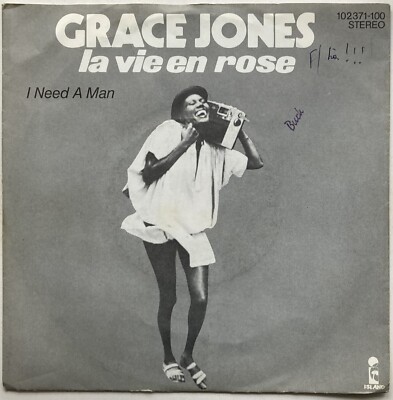 Grace Jones - La Vie en Rose - 7'' near mint