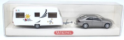 Wiking 063 02 37 MB CLK mit Wohnwagen OVP 1:87