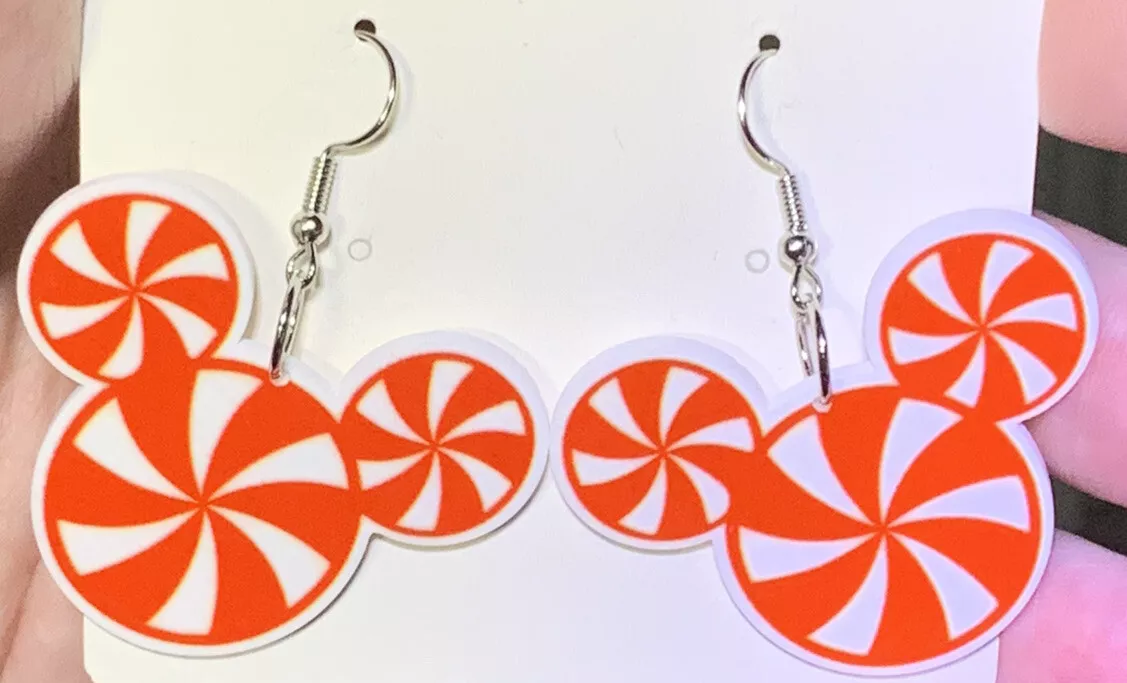 Mickey mouse deals earrings ebay
