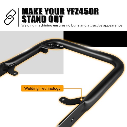 NICECNC Rear Bumper Grab Bar Luggage Rack For Yamaha YFZ450R YFZ450RSE 2009-2023 - Picture 6 of 7