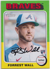 2024 Topps Heritage #494 Forrest Wall RC Atlanta Braves