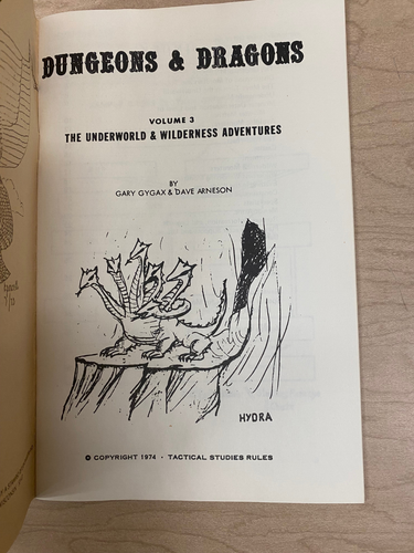 1974 D & D Original White Box 3 Volume Set, Ref Sheet & Dice Dungeons & Dragons - Picture 12 of 21