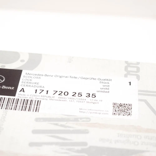 NEU MERCEDES-BENZ SLK R171 TÜRSCHLOSS VORNE LINKS LHD A1717202535 ORIGINAL - Bild 11 von 11