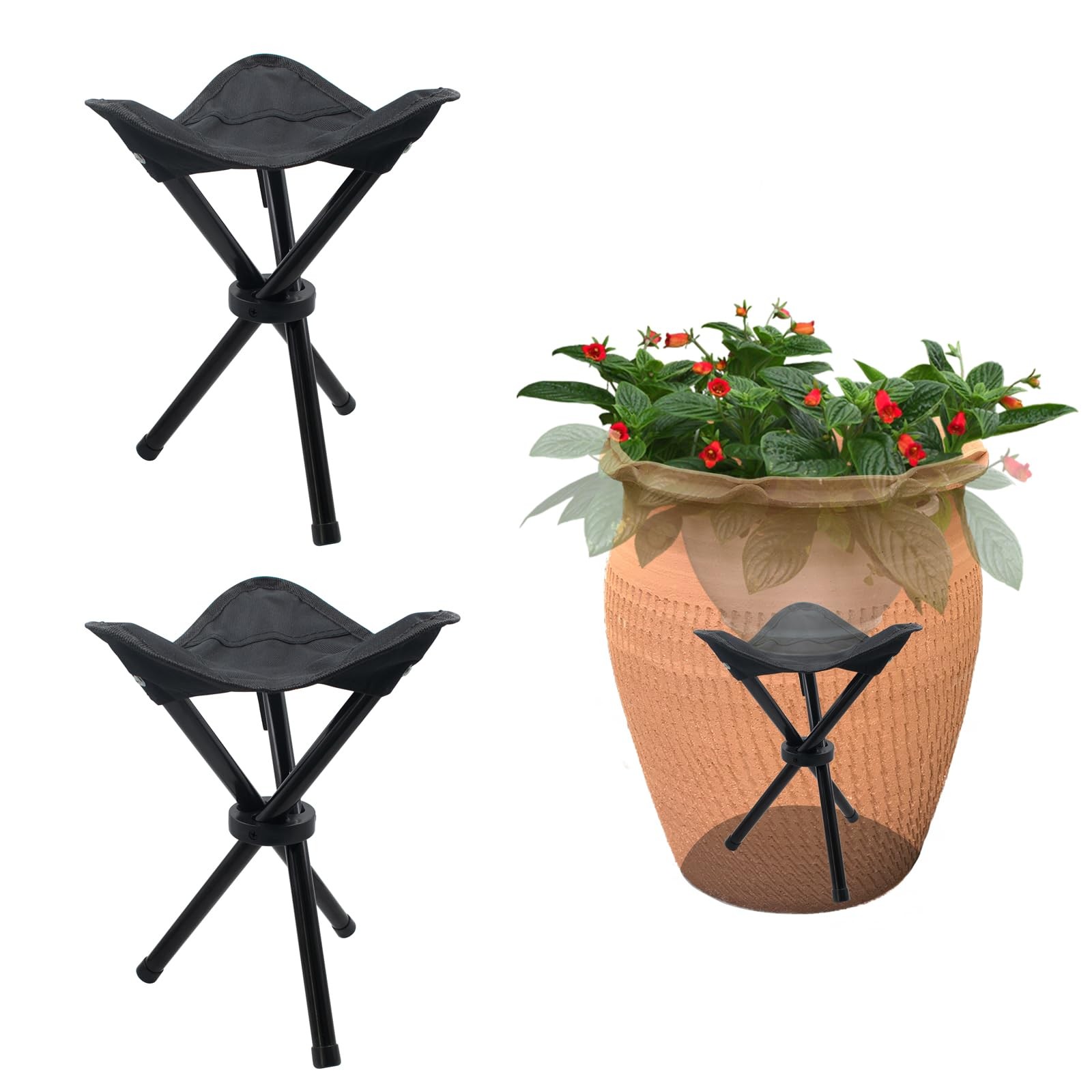 Supports de plantes réglables pour salon lot de 2 porte-pots déco d'intérieur