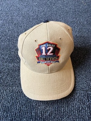 Vintage NFL Buffalo Bills QB #12 Jim Kelly Hall Of Fame Hat 2002 Adjustable