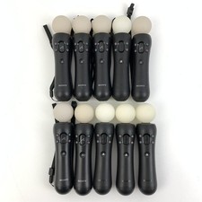 Manette Sony PlayStation VR Move Motion noire lot de 10 en l'état 0833 UT