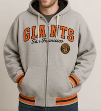 G-III San Francisco Giants Full Zip Hoodie XL Men’s Retro Varsity MLB Sweatshirt