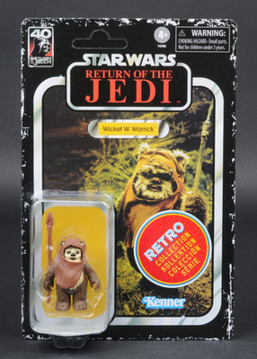 2023 Star Wars Retro Collection Return of the Jedi Wicket W. Warrick Kenner MOC
