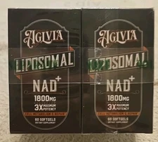 (2)  1800 MG Liposomal NAD Supplement, NAD+ Supplement Similar to Nicotinamide 