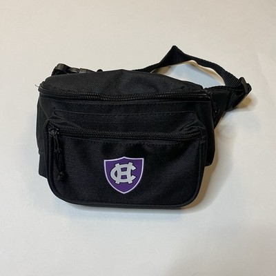 Holy Cross Crusaders NCAA Black Shield Fanny Pack College Bag