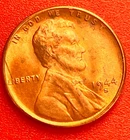 1944-S Lincoln Wheat Cent Penny GEM RED BU From an Original Bank Roll