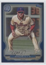 2020 Topps Gypsy Queen Box Topper Chrome Indigo Refractor /150 Rhys Hoskins 2p7
