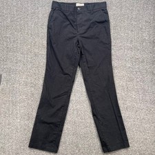 Everlane Mens Black Straight Leg Chino Pants 32x32 Cotton Stretch Trousers