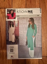 Know M by MIMI G Sewing Pattern ME2046 Misses Knit Dress Pants Size 8-16