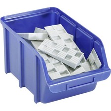 raaco 106948 Storage bin Blue Durable plastic bin organised storage