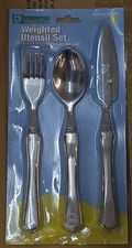 Essential Medical Supply Weighted Utensil Dining Set #L5006